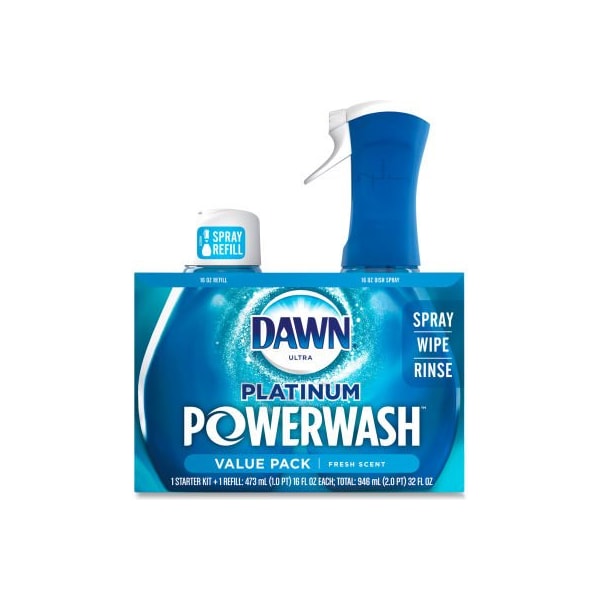 Procter & Gamble Dawn Platinum Powerwash Dish Spray, Fresh, 16 Oz. Spray Bottle, 2/Pack 31836PK - main